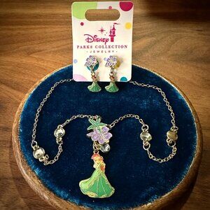 Disney Parks Ariel Necklace and Earing set